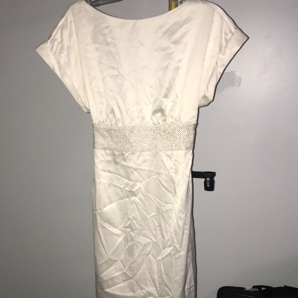 Y2K Forever 21 Vintage Cap Sleeve Dress with Embellished Waist